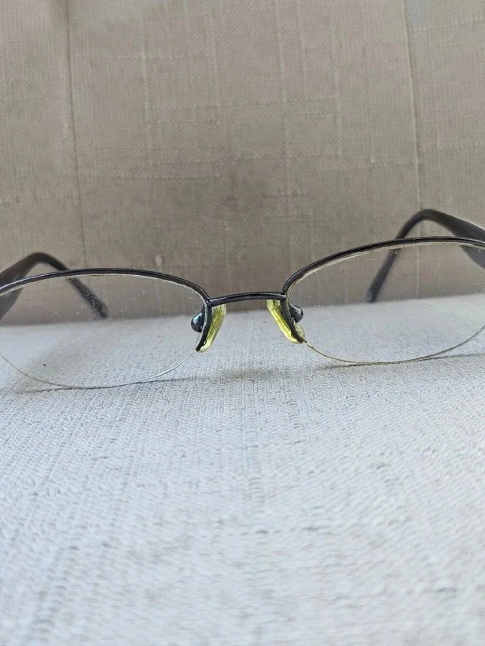 Vintage Coach Women Eyeglasses LUELLA Dark Gunmetal Tone Eyewear Glasses